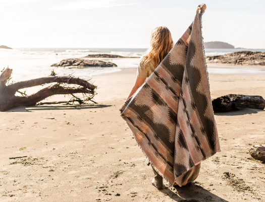 Tofino Beach Blanket | DUSTY ROSE