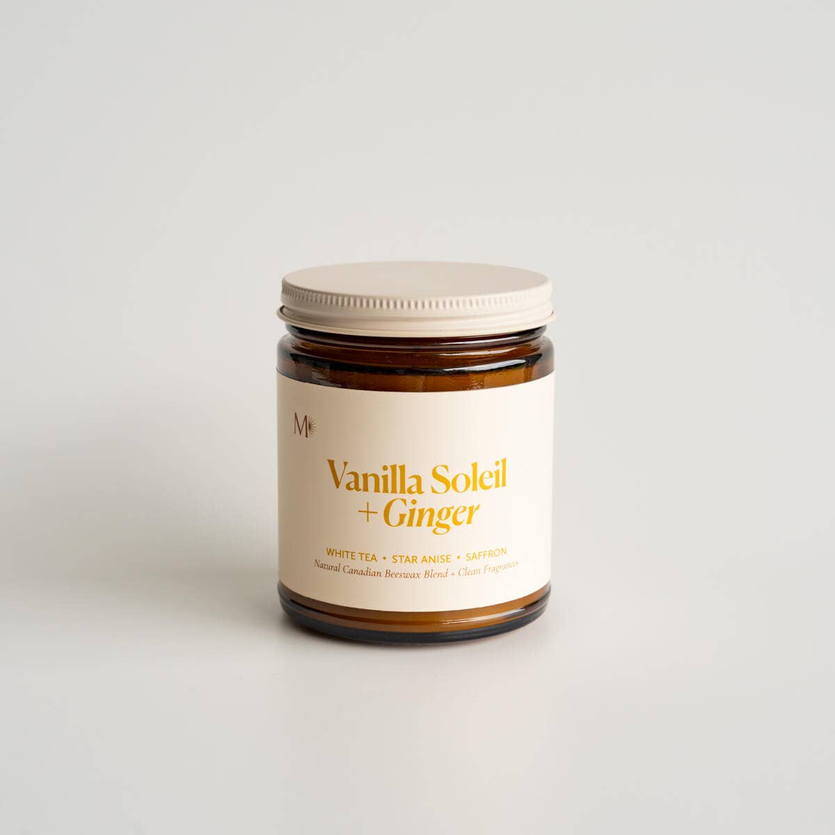 Vanilla Soleil + Ginger | Canadian Beeswax Candle