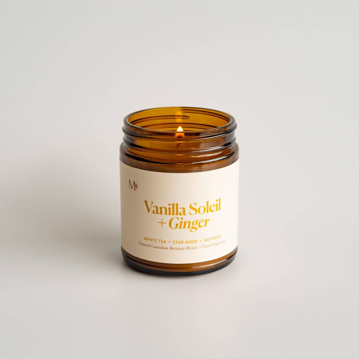 Vanilla Soleil + Ginger | Canadian Beeswax Candle