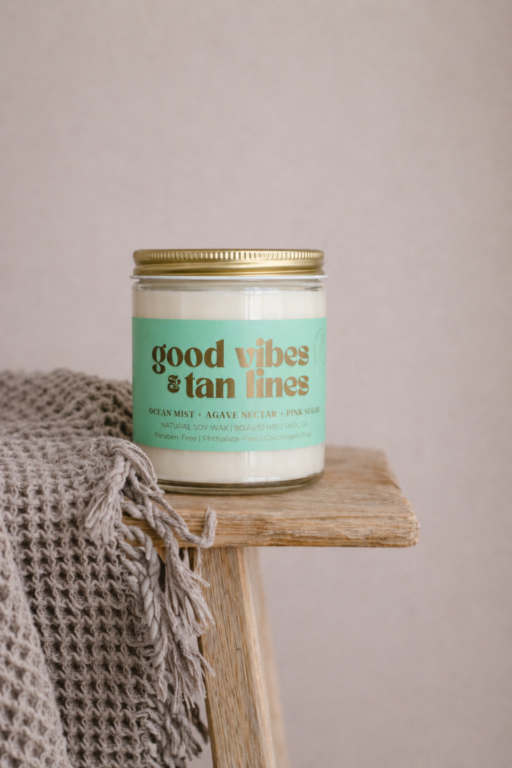 GOOD VIBES & TAN LINES CANDLE | SUMMER COLLECTION