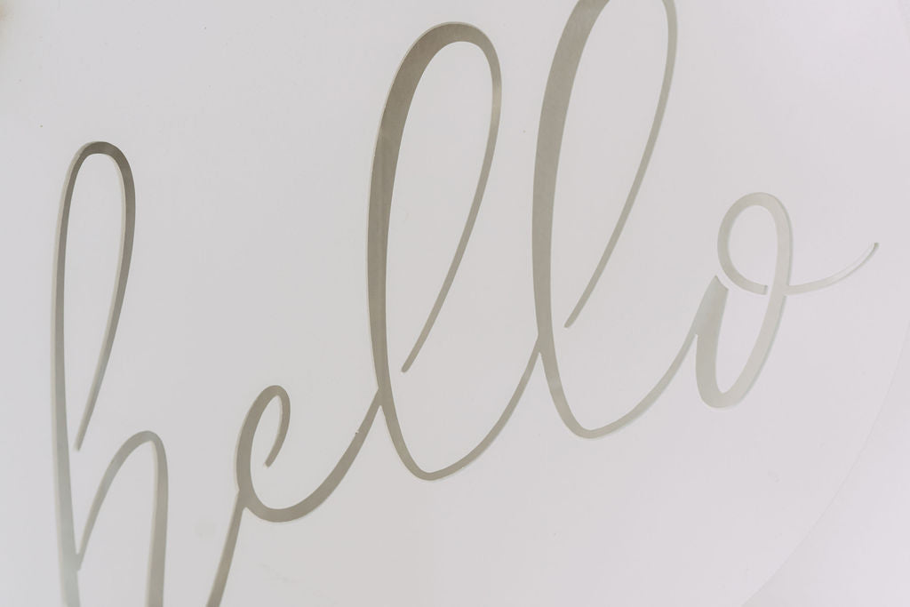 Hello Plaque - IRONIK Original