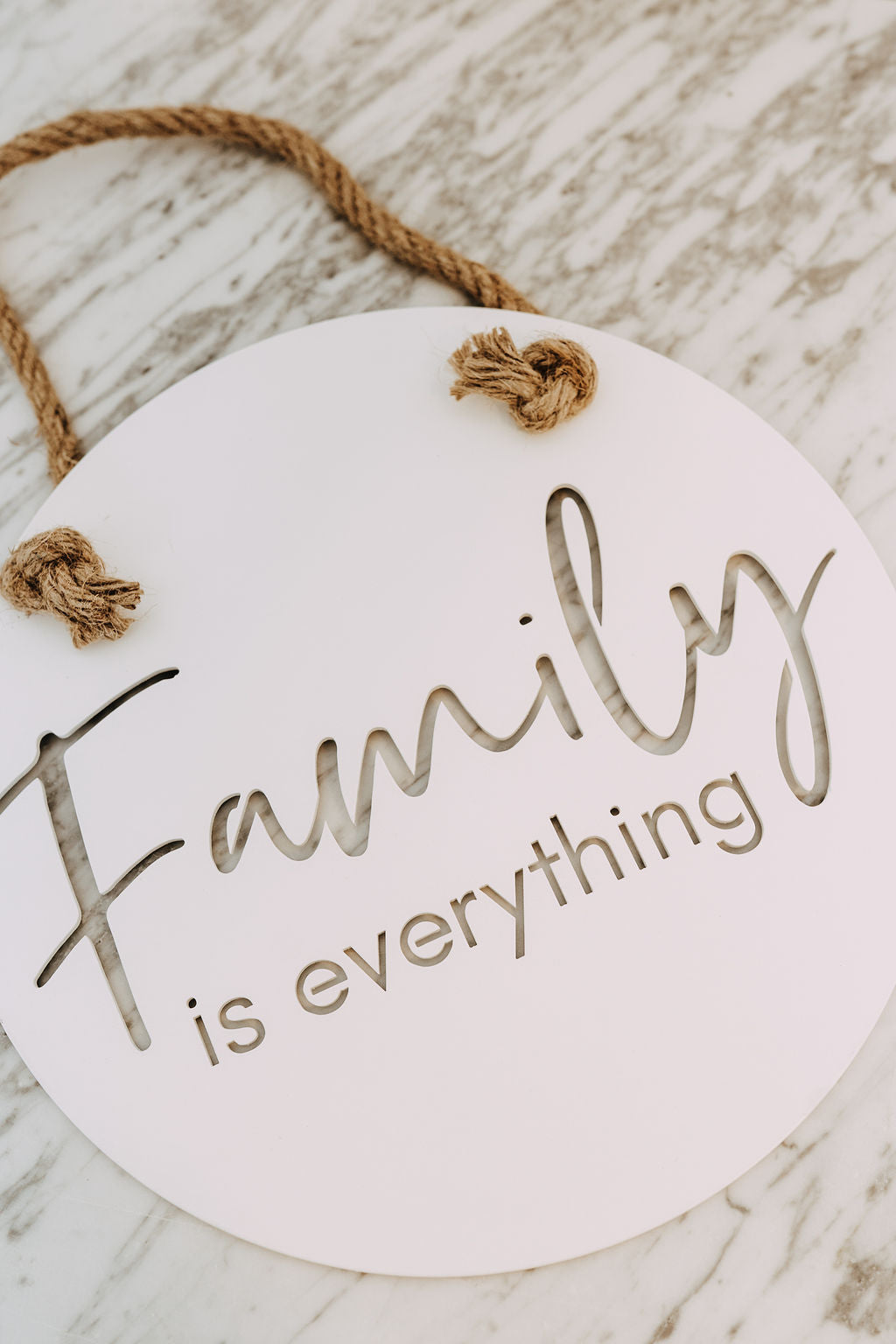 Family Is Everything Large Plaque - IRONIK Original