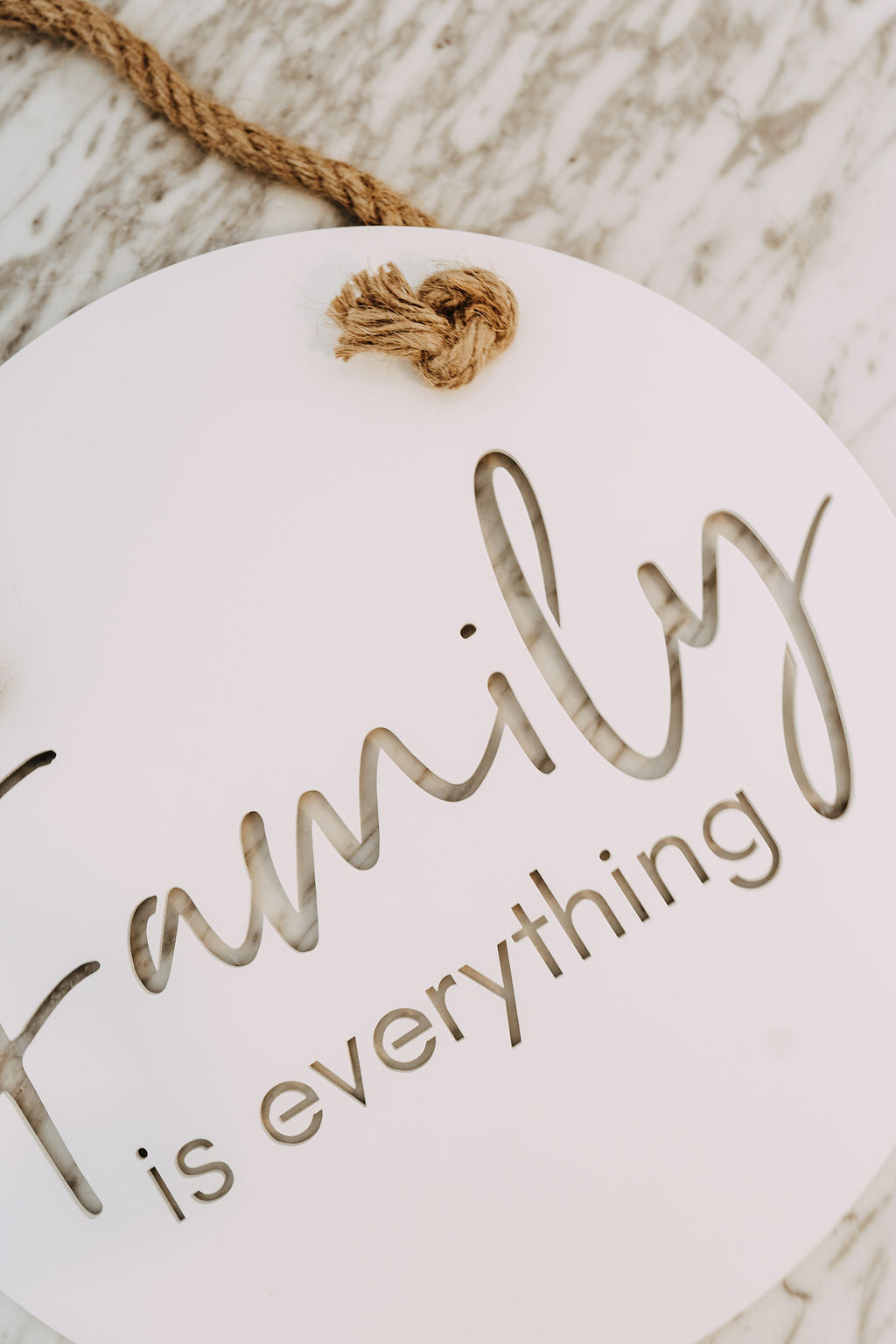 Family Is Everything Large Plaque - IRONIK Original
