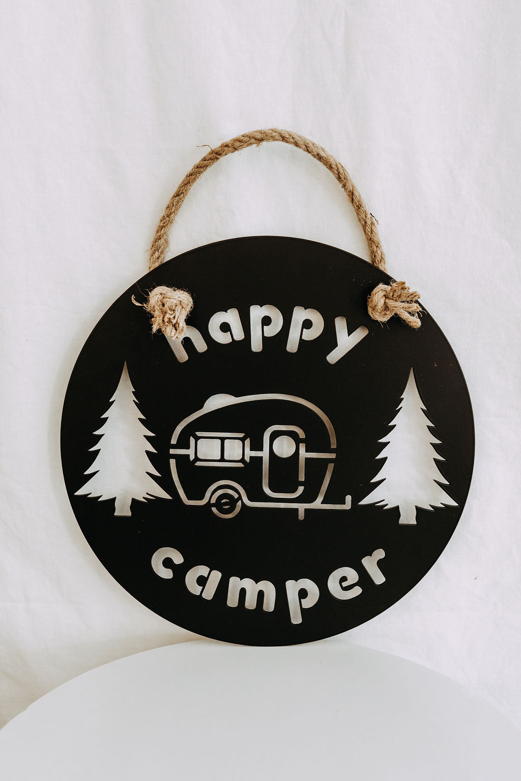 Happy Camper Plaque - IRONIK Original