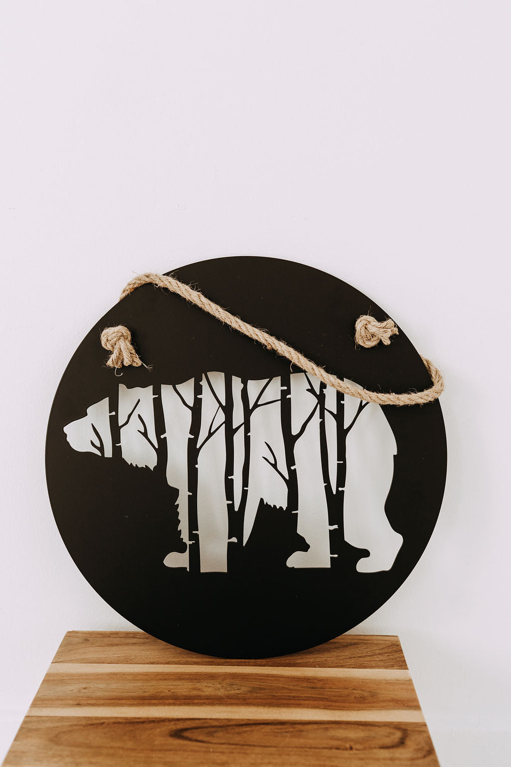 Bear + Birch Plaque - IRONIK Original